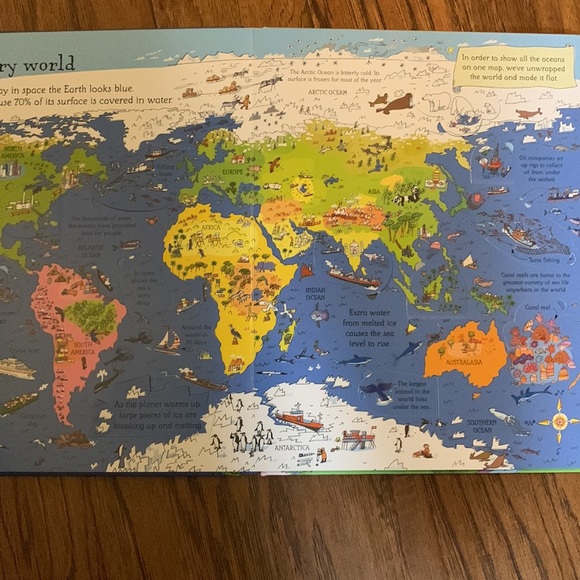 Usborne Flap Book See Inside Planet Earth - Picture 7 of 11